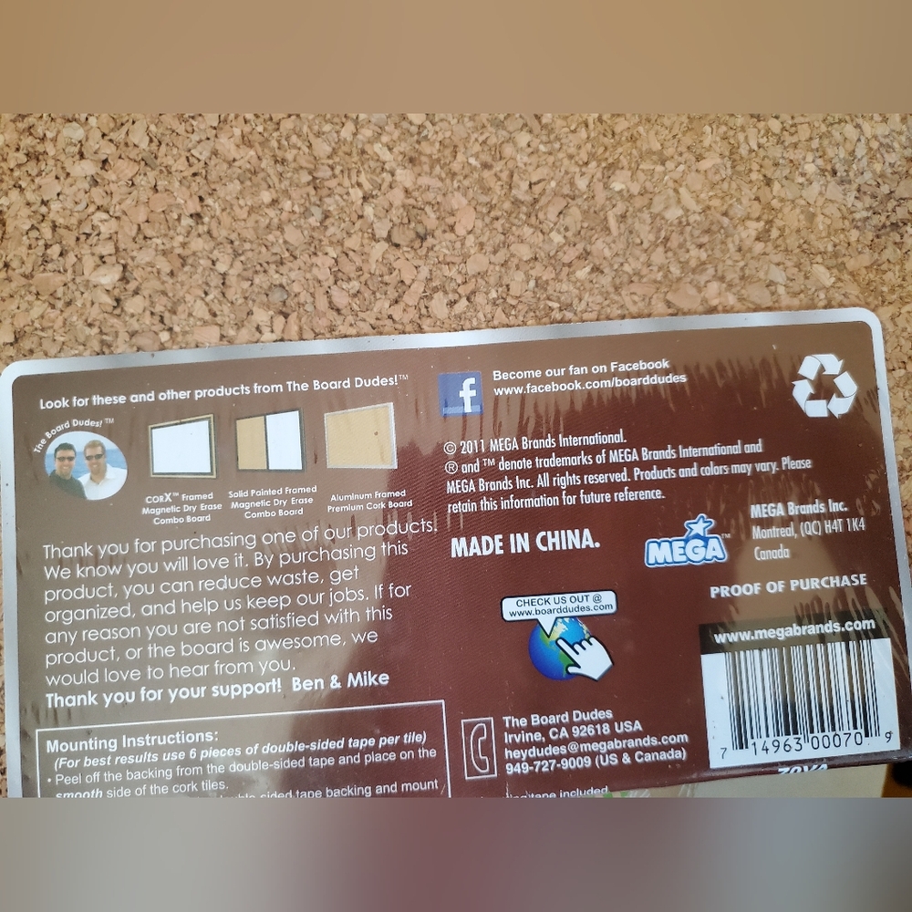 Cork Tiles - Picture 2 of 3